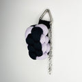 Scoubidou Lucky Charm Keyring (Purple & Jack black)
