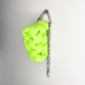 Scoubidou Lucky Charm Keyring (All neon green)